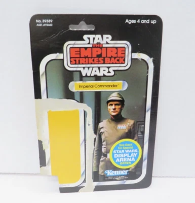 1980 Imperial Commander 45 Back STAR WARS Vintage Original CardBack - Image 1 of 2