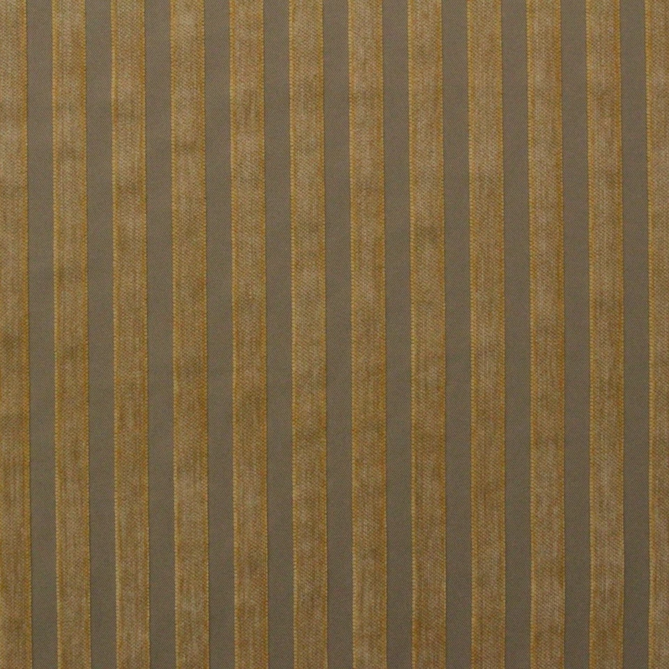 CHENILLE STRIPE CARAMEL WOVEN UPHOLSTERY FURNITURE CUSHION FABRIC BY YARD 54"W - Image 1 of 1