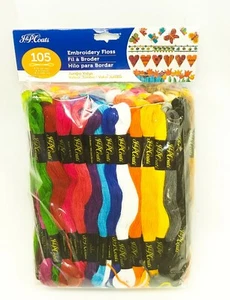 J. & P. Coats Embroidery Floss Value Pack - 105 Skeins (8.75 yds Each) (105) 105 - Picture 1 of 2