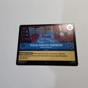 Disney Lorcana, Rescue Rangers Submarine Foil 169/204 Azurite Sea - Picture 1 of 1