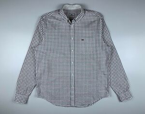 Men's Lacoste Check Long Sleeve Shirt Size 41 (L)