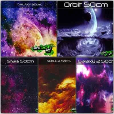 HYDRO STYLE UK ROLLED - SPACE Galaxy Prints Hydrographics Film Hydro Dipping UK