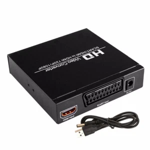 Convertidor de video SCART a HDMI + HDMI RGB HD Audio scart a hdmi + Digital 1080P KF - Imagen 1 de 7