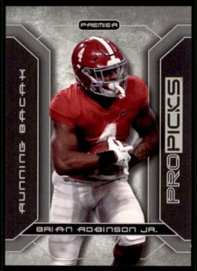 BRIAN ROBINSON JR. 2022 Pro Picks Premier Rookie Card RC ! #PP-27 Washington - Picture 1 of 2