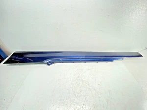 07-13 BMW E92 E93 3 Series Left Driver Side Skirt Rocker Panel Blue A76 OEM✅ - Picture 1 of 16