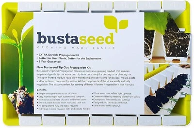 Bustaseed Tip Out Propagation Kit - Reusable & Durable 35 Cell Planting Tray - Image 1 of 4