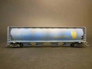 HO SCALE CUSTOM WEATHERED ALNX 396400 HERITAGE FUND CYLINDRICAL HOPPER - Picture 1 of 6