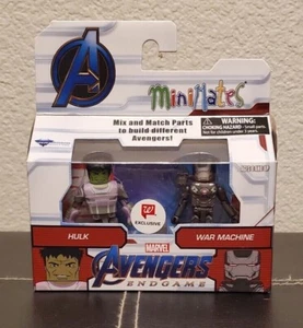 Minimates Hulk War Machine Avengers Endgame New Marvel MCU Walgreens Exclusive - Picture 1 of 2