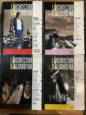 4  L'Architecture D'Aujourd'Hui Todays Architecture Mag French au Français - Image 1 of 4