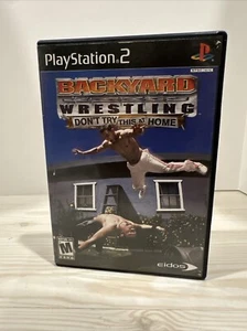 Backyard Wrestling Don't Try This at Home PlayStation 2 PS2 Complete with Manual - Picture 1 of 6