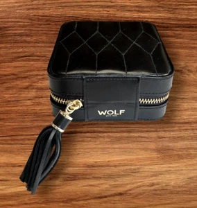 Wolf -  Caroline ZipperJewelry Travel Case - Picture 1 of 4