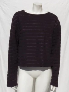 M.A.C. Marin Apparel Co. USA Women’s M Purple Cotton Rayon T Shirt Top Boxy Fit - Picture 1 of 6