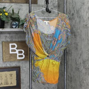 weston Wear Womens Knit Rayon Lined Cami Slouchy Tunic Shirt Top Multicolor S - Picture 1 of 4
