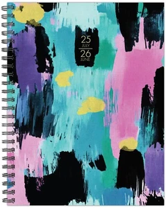 Abstract Art Academic July 2025 - June 2026 8.5" x 11" Weekly Monthly Planner - Picture 1 of 6