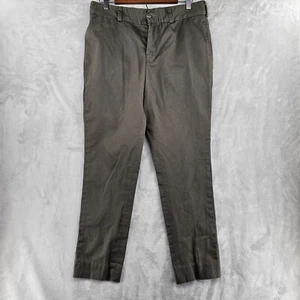 Jack Donnelly Mens 32 X 29 Olive Green M4 Twill Chino Pants - Made in USA - Picture 1 of 9