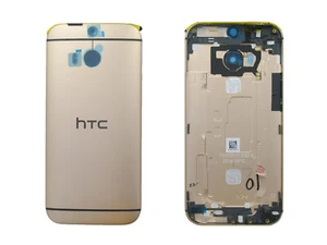 Genuine HTC One M8 2014 Flagship Gold Laser Etching Rear Cover / Chassis - 83... - Picture 1 of 1