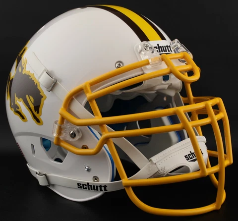 *CUSTOM* WYOMING COWBOYS NCAA Schutt XP GAMEDAY Replica Football Helmet Cover