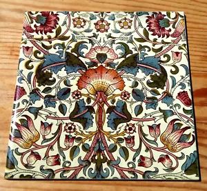 William Morris "Lodden" ceramic tile (12 designs, 15 x 15cm) - Picture 1 of 37