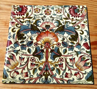 William Morris "Lodden" ceramic tile (12 designs, 15 x 15cm) - Image 1 of 2