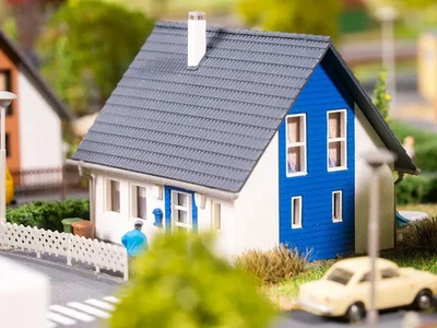 FALLER Petite maison individuelle bleue - N 1/160 - FALLER 232146 - Photo 1/3