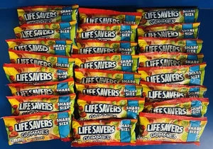 (24) Life Savers Gummies Assorted Flavors Share Size 4.2oz Bags BB: 02/2026 - Picture 1 of 1