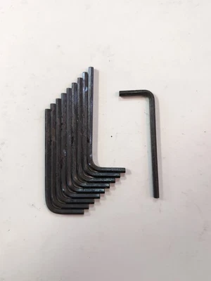 7/64 ALLEN WRENCH SHORT ARM HEX 7/64" .109 [OAL: 2-1/4] (QTY: 10) USA NOS - Image 1 of 4