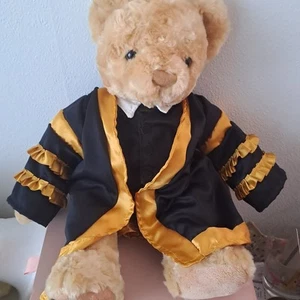 House Of Commons Speaker Bear 14" Black Robe Waistcoat Tie 14" - Picture 1 of 8