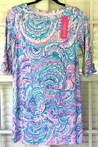 Lilly Pulitzer UPF 50+ Mini Sophie Dress Happy as a clam Size XL NWT - Picture 1 of 8
