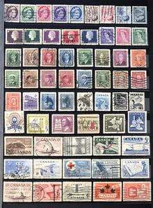 CANADA 1930-1970s - Multiple Mixed Sets of Canadian Stamps - Sold as Seen (3) - Picture 1 of 2