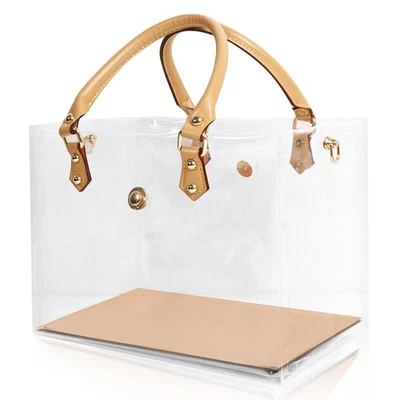 KTNGY Transparente PVC Hágalo Usted Mismo Bolso de Mano Kit para Hacer Bolso de Regalo Hecho a Mano Artesanía Foto 1 de 4