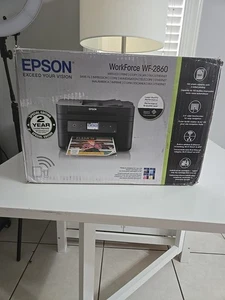 New Open Box Epson WorkForce WF-2860 Wireless All-In-One Inkjet Printer - Picture 1 of 9