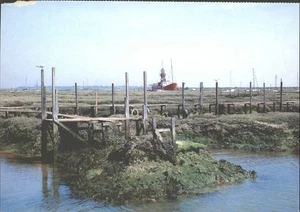 TOLLESBURY, RIVER BLACKWATER, Essex - Vintage POSTCARD - Picture 1 of 2