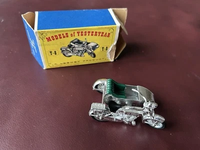 Modelos Matchbox de moto Sunbeam de antaño Y-8 1914 - Como nueva con caja original Foto 1 de 4
