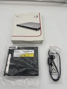LG GP65NS60 Portable USB External DVD Burner and Drive (Silver) - Afbeelding 1 van 2