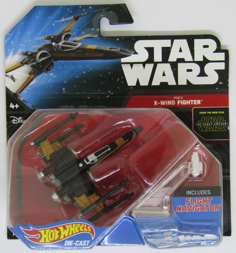 Hot Wheels Star Wars The Force Awakens Poes X-wing Fighter 2014 Disney DJJ63