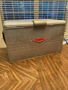 Vintage Thermaster Poloron Aluminum Cooler W/ Bottle Opener MCM Retro Prop Read - Picture 1 of 12