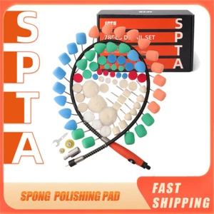 SPTA Mini Polishing Detailing Pads Kit Extention Tools for Rotary Polisher Drill - Picture 1 of 19
