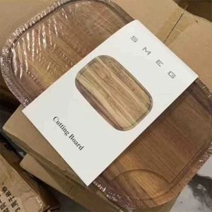 SMEG Hochwertige Holz Schneidbrett Rechteckige Küche Schneidbrett - Bild 1 von 9