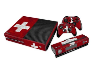Xbox One Skin Design Foils Sticker Screen Protector Set - Switzerland Motif - Picture 1 of 1