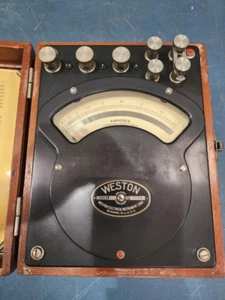 Weston Model 370 Ammeter 1947 Vintage - Picture 1 of 3