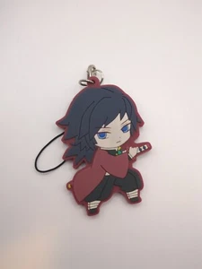 Demon Slayer: Kimetsu no Yaiba Giyu Tomioka Rubber Keychain - Picture 1 of 2