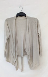 Jigsaw Cardigan Womens Small Silk Wool Cashmere Waterfall Jumper Knit Tie Wrap S - Picture 1 of 8