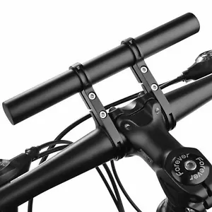 Bike Handlebar Extender Extension Bicycle Bar Mount Headlight GPS Holder Bracket - Picture 1 of 11