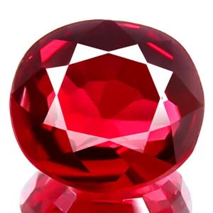 Rare Natural Red Spinel Unheated Best 5A+ Red Flawless Burmese Spinel Oval Gem! - Picture 1 of 7