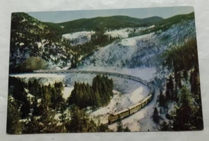 Vista-Dome California Zephyr During The Winter. Postcard (P2) - Picture 1 of 2