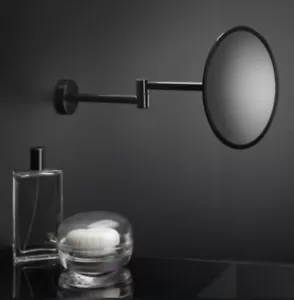 Specchio bagno ingrandimento parete Cosmic BWC nero lucido 2510685 20x20x24 cm - Foto 1 di 3