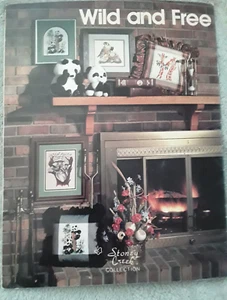 Stoney Creek Bk 22 WILD & FREE Cross Stitch Patterns Pandas Variety of animals - Picture 1 of 6
