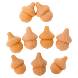  20 Pcs Pine Cone Decorations Acorns Wooden Dolls Handmade Diy Toys Baby - Picture 1 of 12