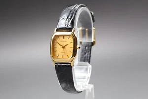 [Near Mint] Vintage Seiko Exceline 7321-6860 SGP Gold Quartz Womens Watch JAPAN - Picture 1 of 11
