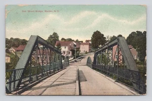 Postcard WALDEN New York/NY Oak Street Bridge ~ 1908 - Picture 1 of 2